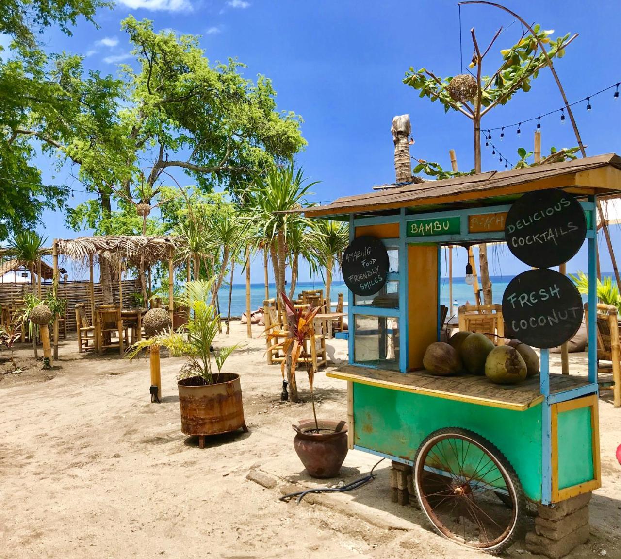 Bambu Cottages Gili Air Zewnętrze zdjęcie